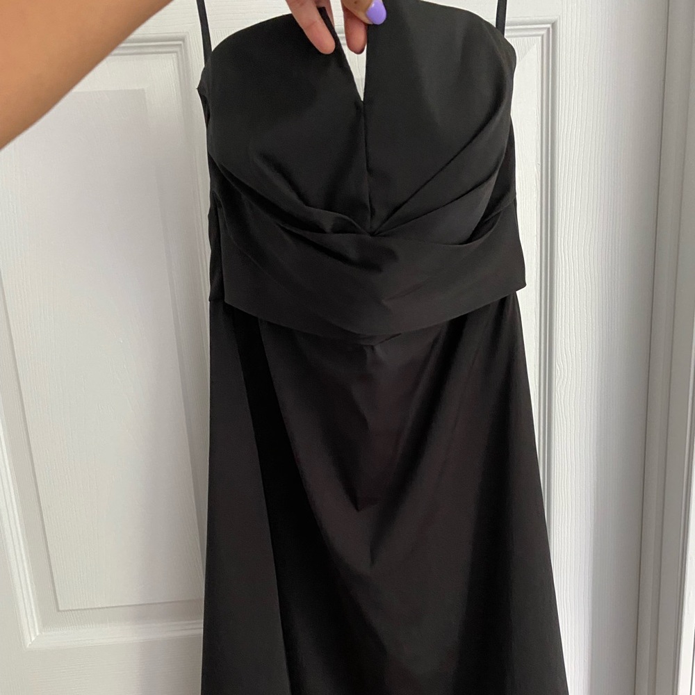 White House black market strapless cocktail dress